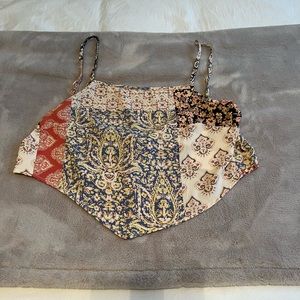 Bandana tie tank top